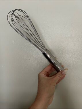 Brookstone Stainless Steel Whisk in Silver